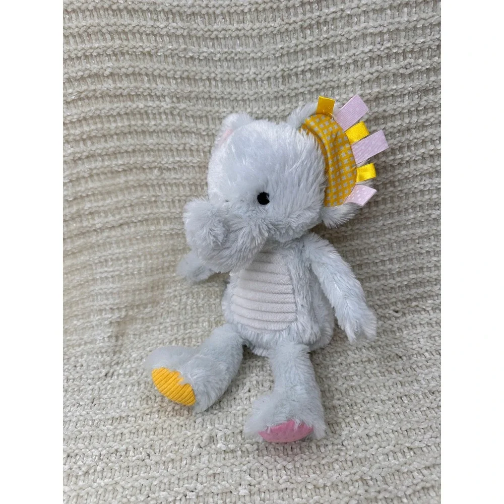 Make Believe Ideas Elephant Plush Gray Stuffed Animal Lovey Kids Nursery Decor